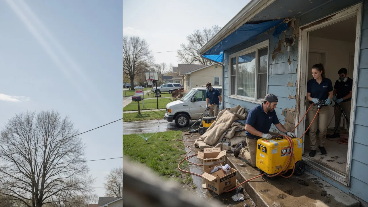 Basement Flood Cleanup in Swayzee, IN near me